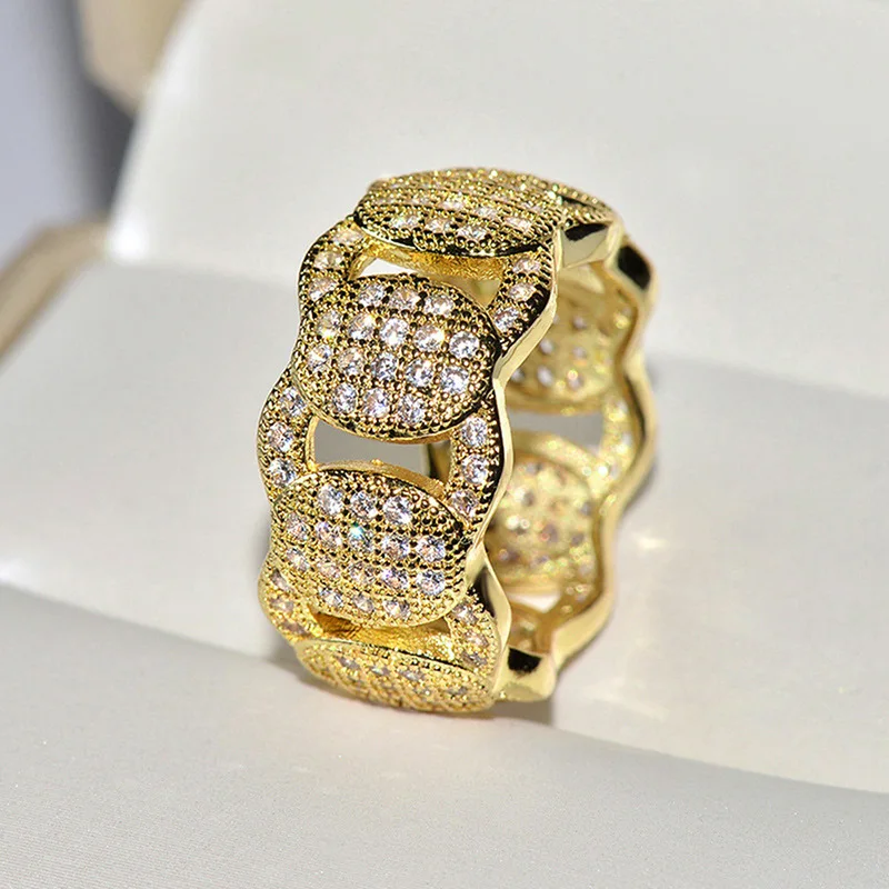 Jewelry Making Business - Cincin Gaya Bisnis Berdesain Elips Penuh