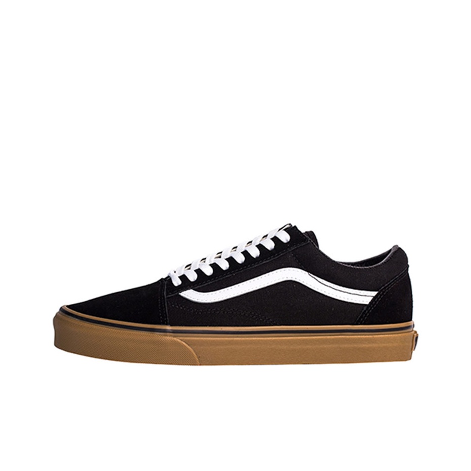 Vans Shoes Old Skool - Sepatu Skateboard Vans Old Skool Black