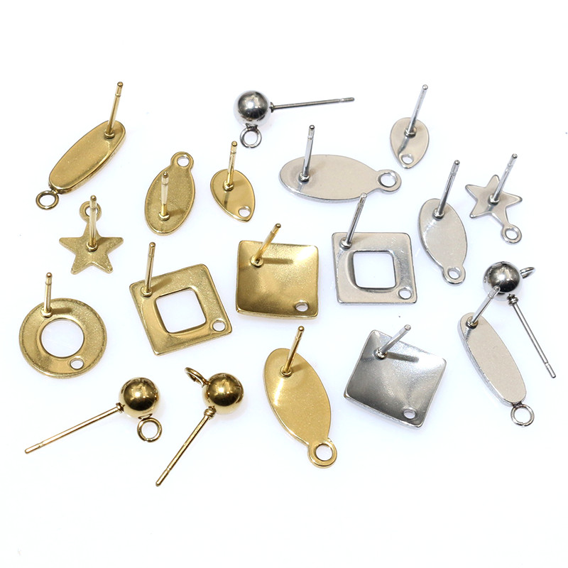 Jewelry Making Kits - 20 Buah Anting-Anting Kerajinan Baja Tahan