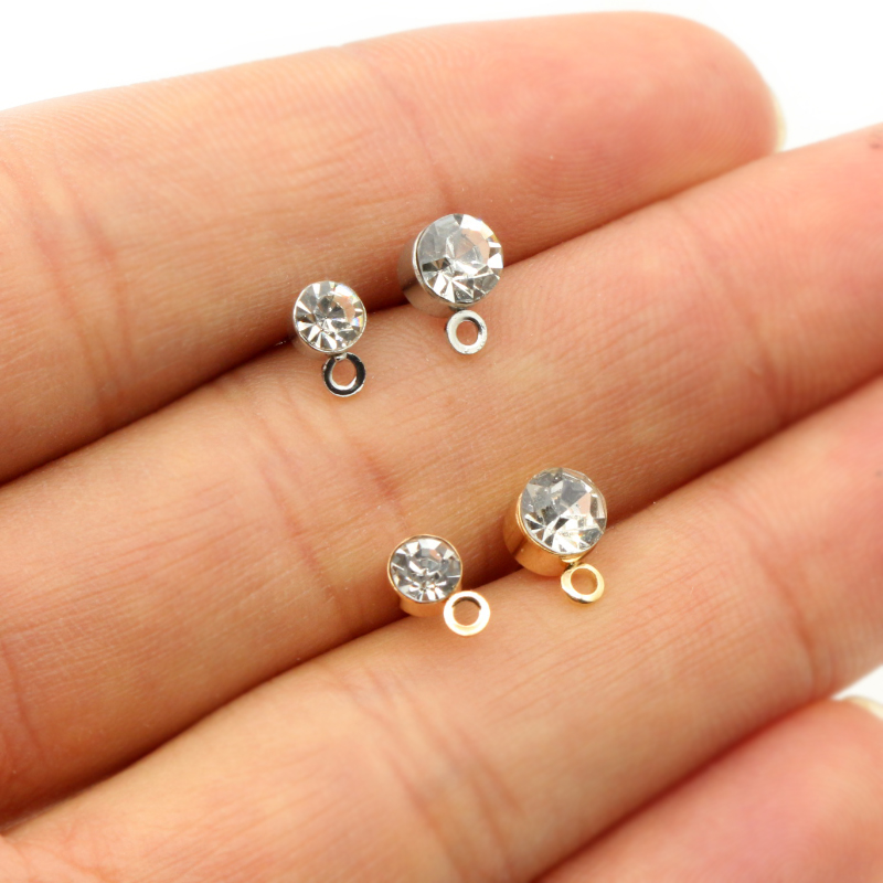 Jewelry Making Kits - 50 Buah Pin Anting Kancing dengan
