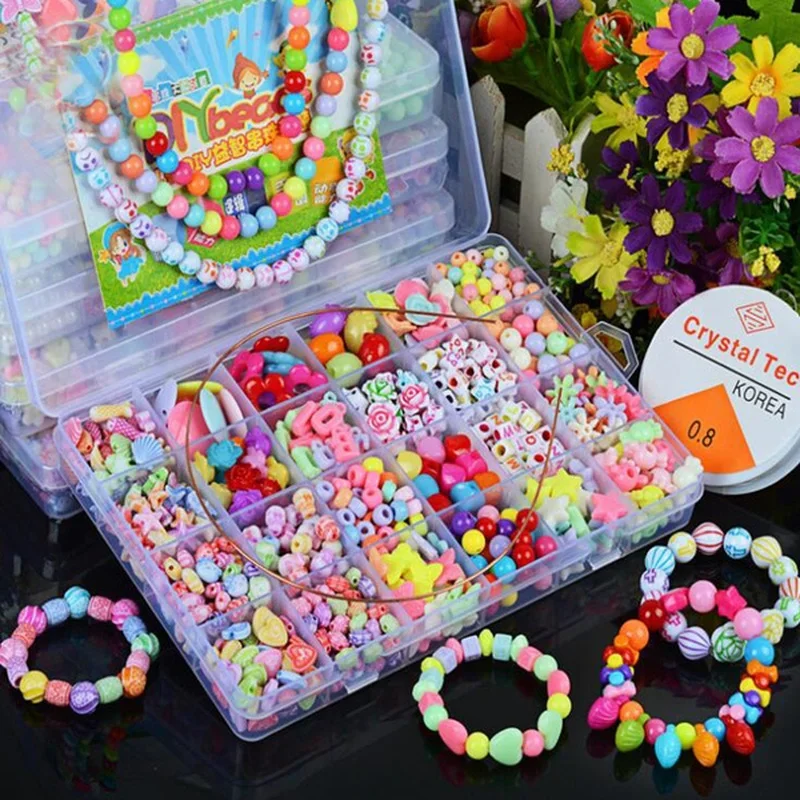 Jewelry Making Kit For Kids - Set manik-manik DIY anak perempuan, Kit