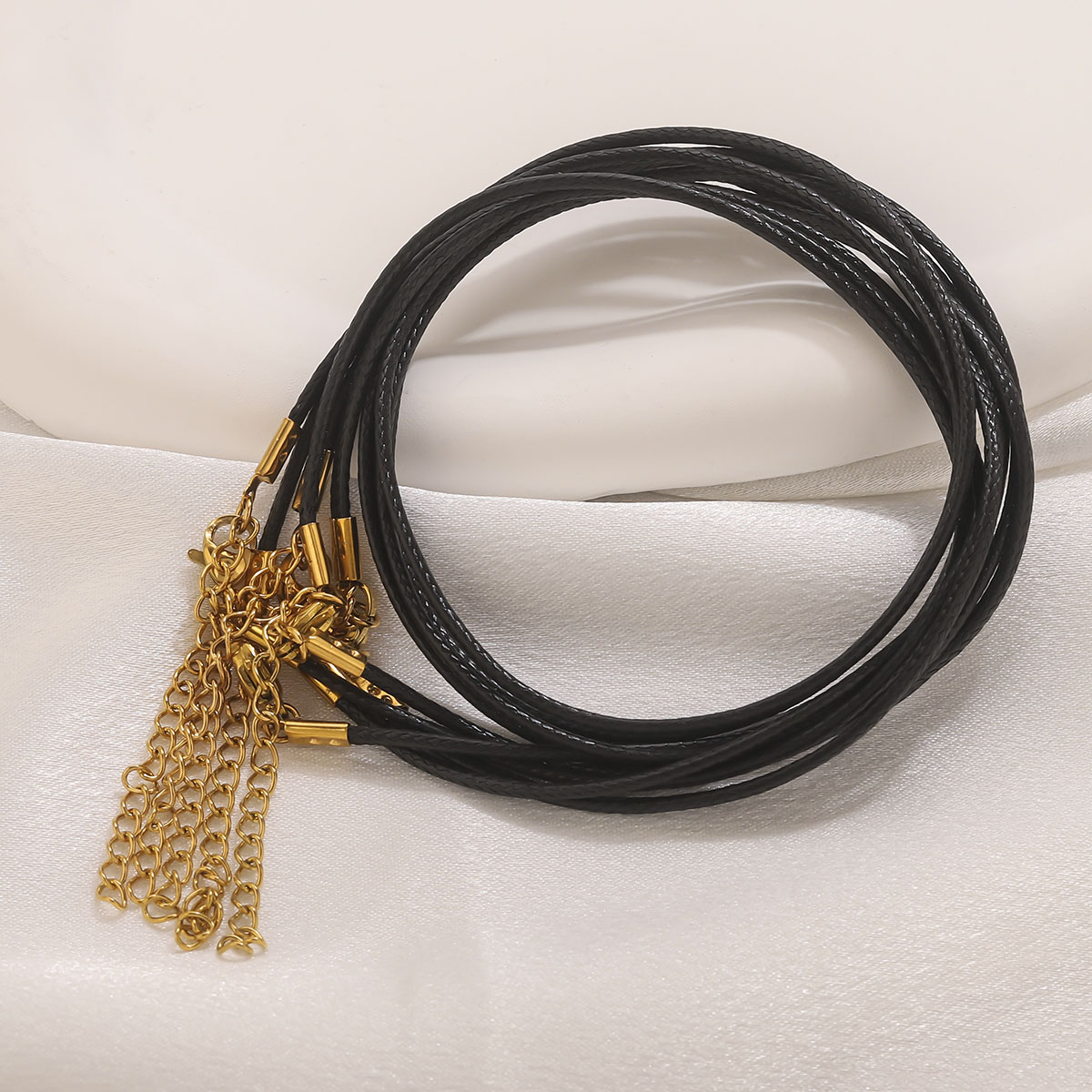 5 Buah Kalung Tali Kulit denga - Jewelry Making Wax ulasan dan harga