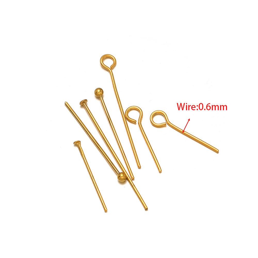 100/50 Buah Jarum Kepala Mata  - Jewelry Making Head Pins ulasan dan harga