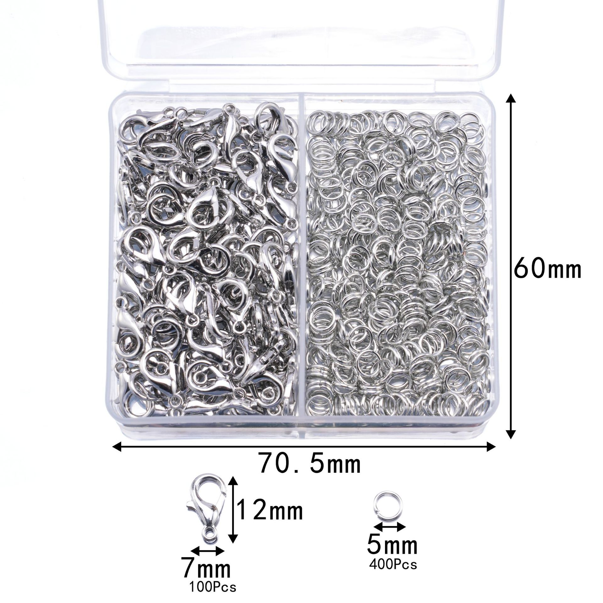 500Pcs Perlengkapan Pembuatan  - Jewelry Making Diy Kit ulasan dan harga