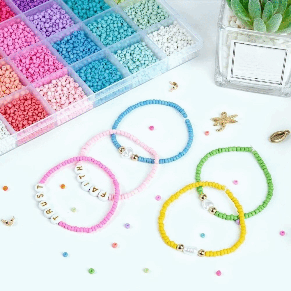28+2Grid Perlengkapan Pembuata - Jewelry Making Kit For Kids ulasan dan harga