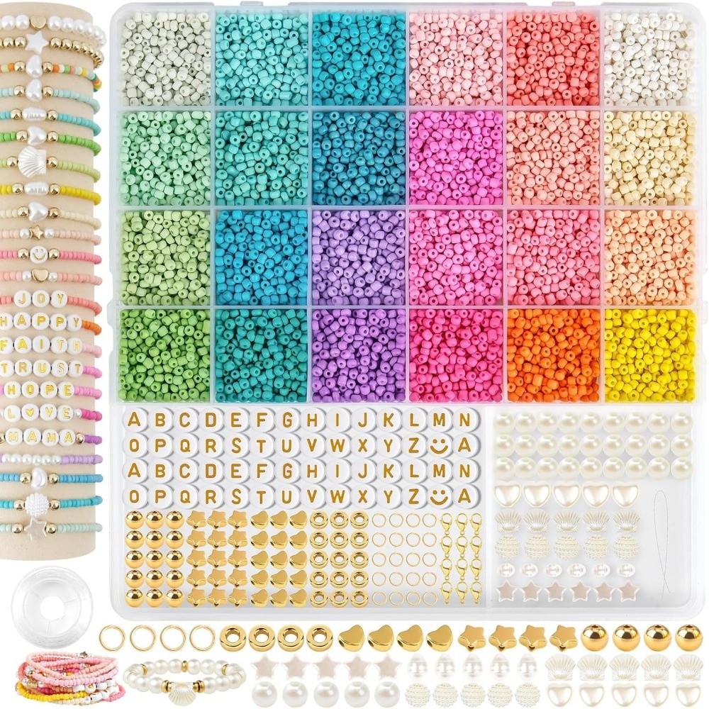 28+2Grid Perlengkapan Pembuata - Jewelry Making Kit For Kids ulasan dan harga