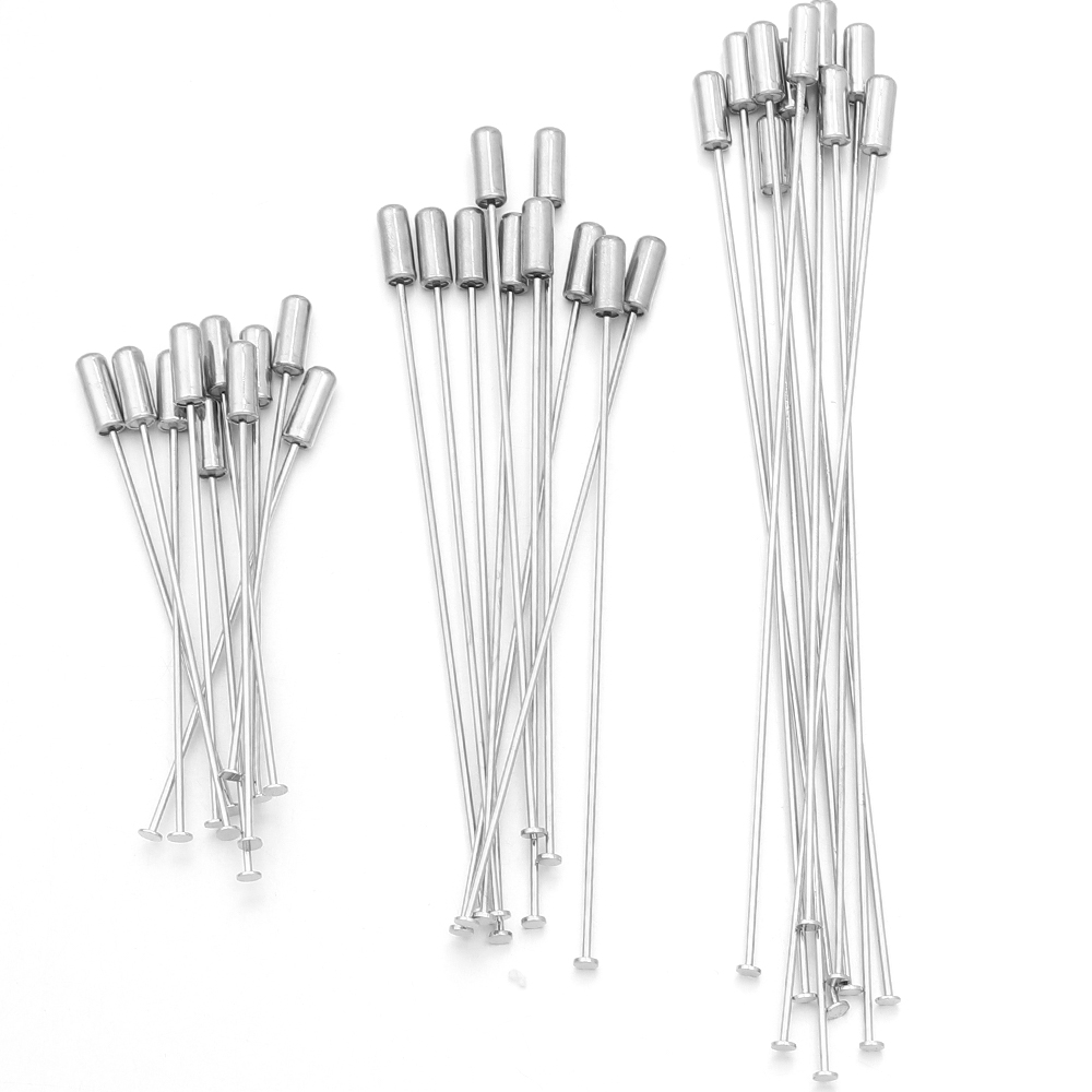 10pcs 60/90/120mm Pin Bros Tem - Jewelry Making Head Pins ulasan dan harga