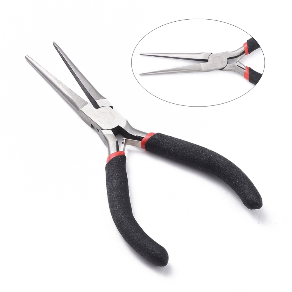 Tang Perhiasan Baja Karbon unt - Jewelry Making Needle Nose Pliers ulasan dan harga
