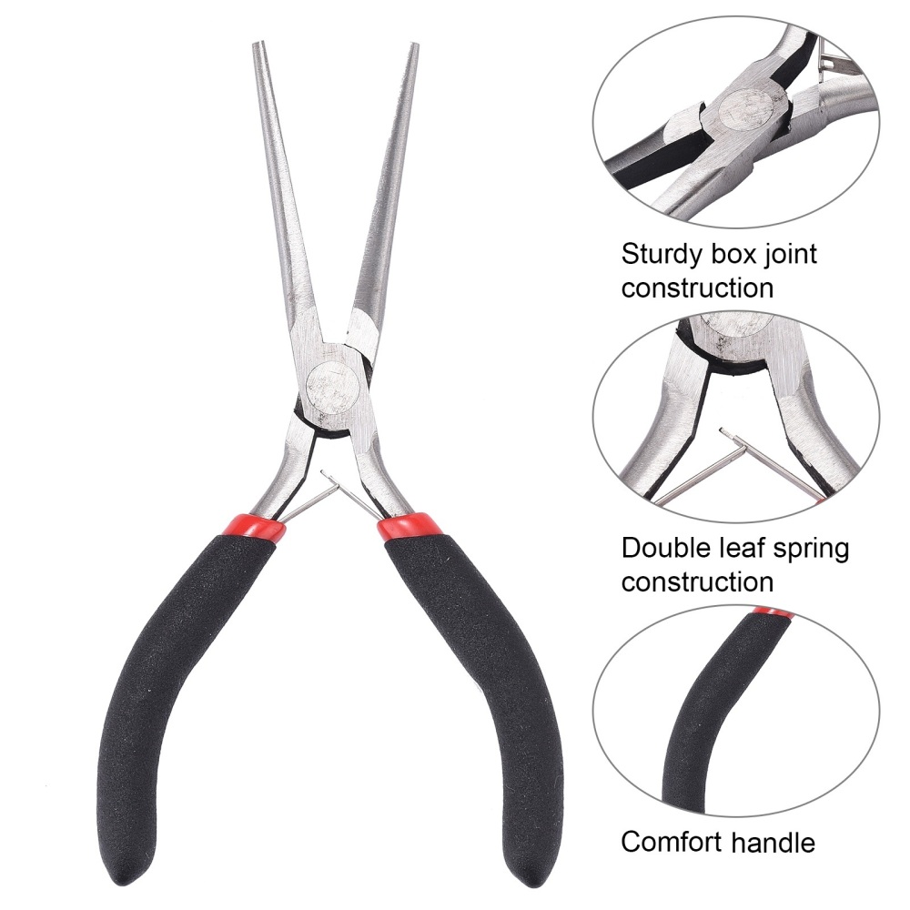 Tang Perhiasan Baja Karbon unt - Jewelry Making Needle Nose Pliers ulasan dan harga