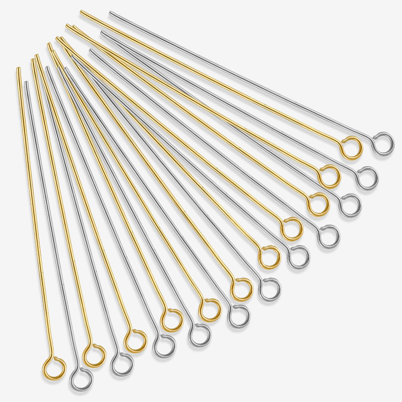 50pcs/lot 304 Stainless Steel  - Jewelry Making Head Pins ulasan dan harga