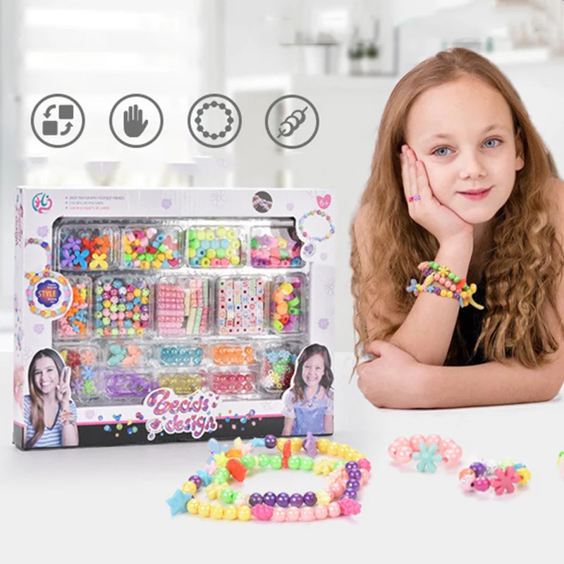 Set manik-manik DIY anak perem - Jewelry Making Kit For Kids ulasan dan harga