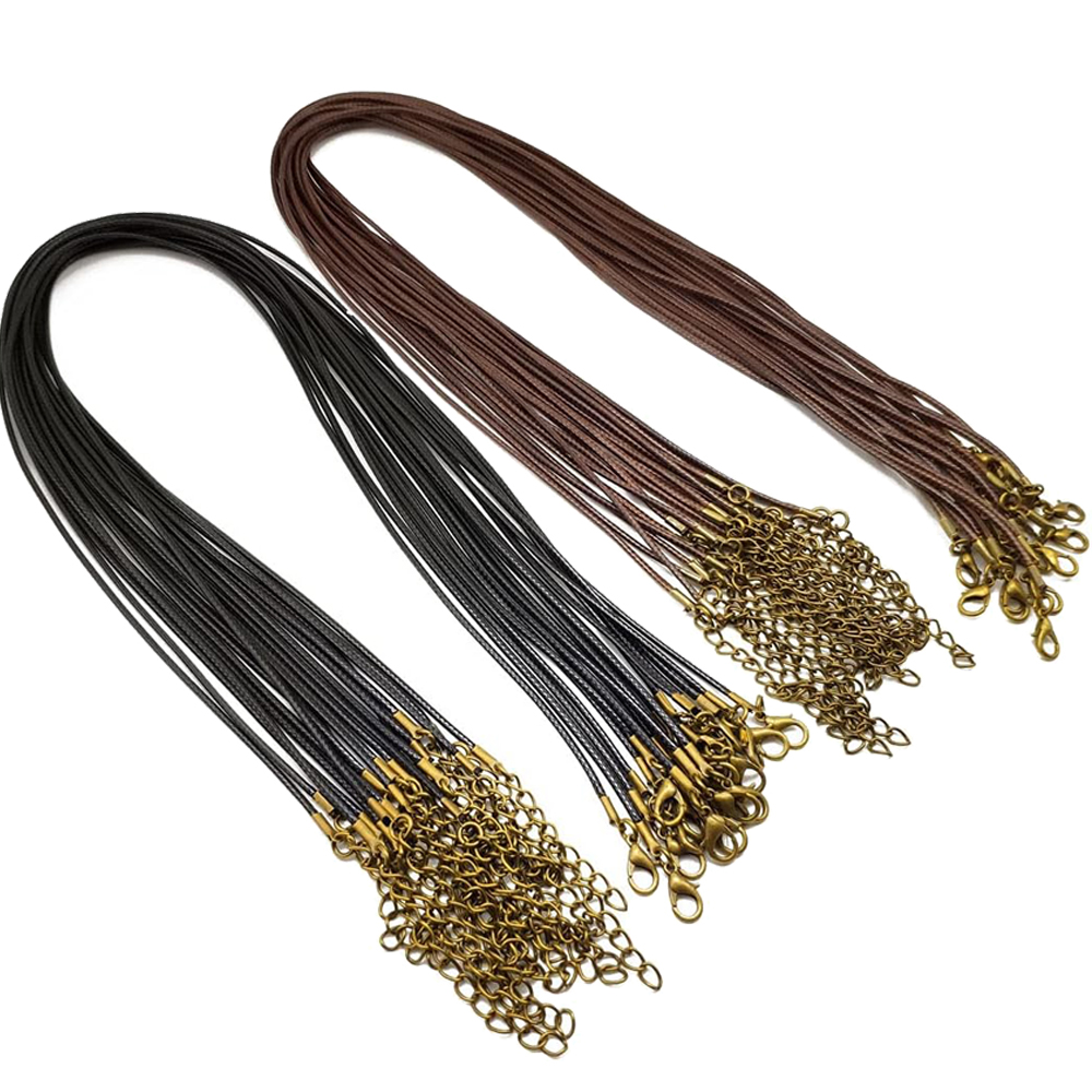 20 pcs Tali Kalung Lilin Cokel - Jewelry Making Wax ulasan dan harga
