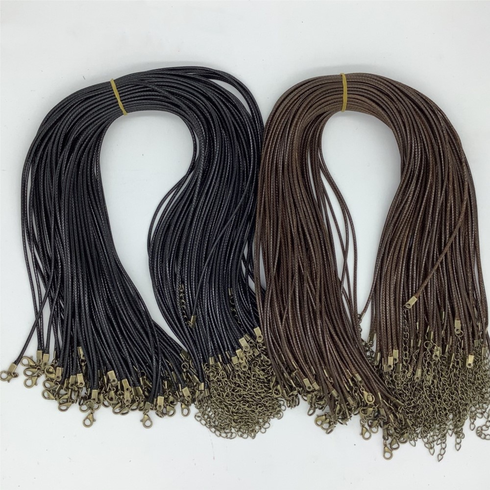 20 pcs Tali Kalung Lilin Cokel - Jewelry Making Wax ulasan dan harga