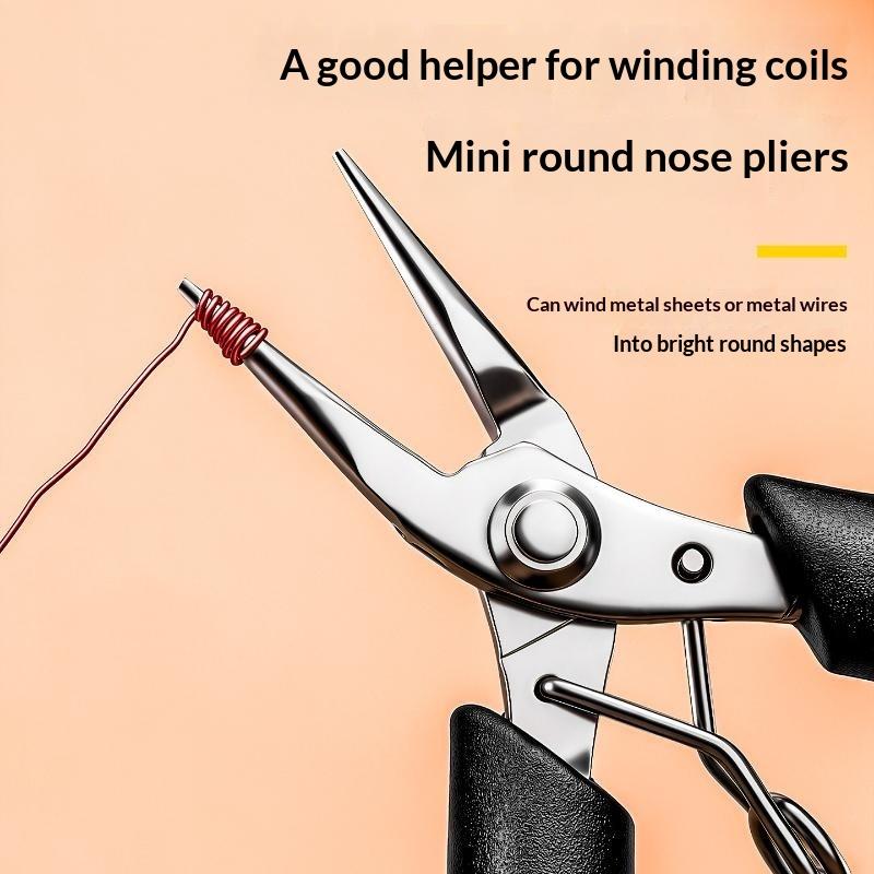 Tang Mini Lengkung Baja Tahan  - Jewelry Making Needle Nose Pliers ulasan dan harga