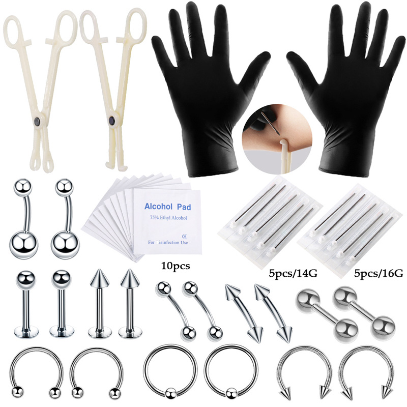 42 Buah/Set Kit Alat Tindik Tu - Jewelry Making Needle Nose Pliers ulasan dan harga