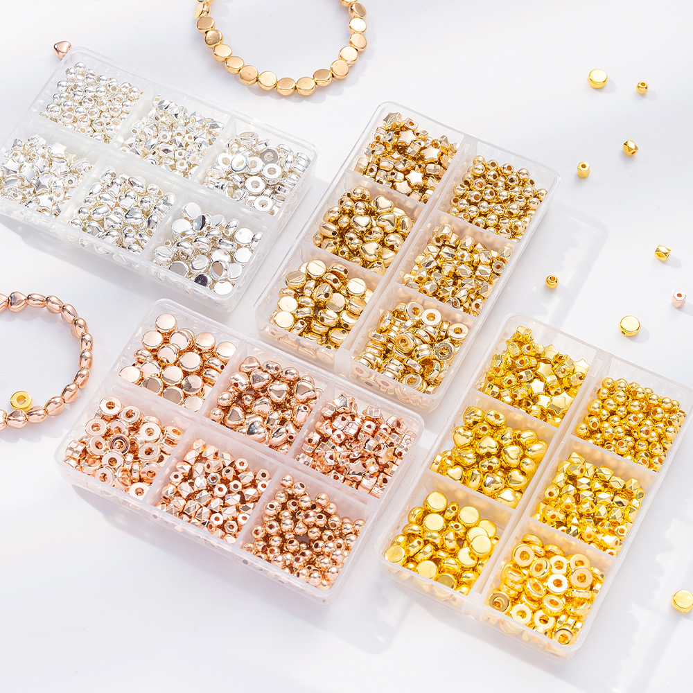 6 GAYA 4 Warna Kotak CCB Manik - Jewelry Making Diy Kit ulasan dan harga