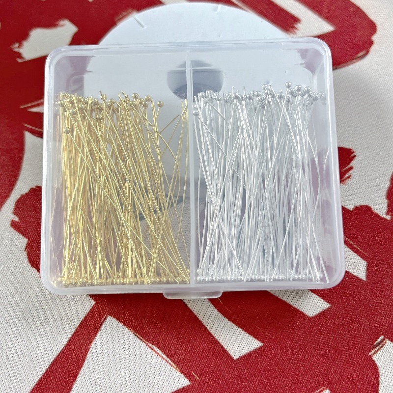 Set beragam pin bola tembaga 2 - Jewelry Making Diy Kit ulasan dan harga