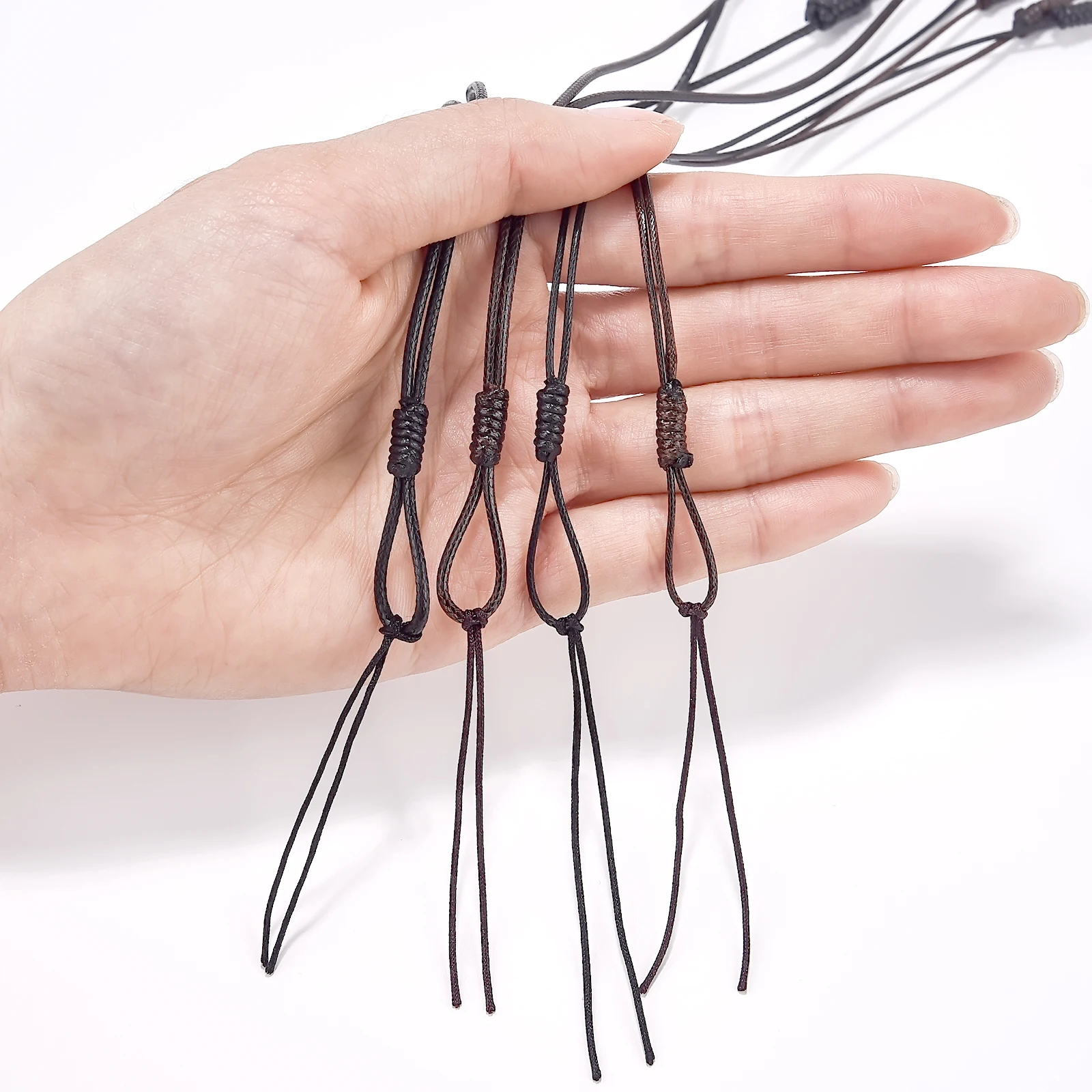 1/10/50pcs 1/1.5/2mm Kalung Ch - Jewelry Making Wax ulasan dan harga