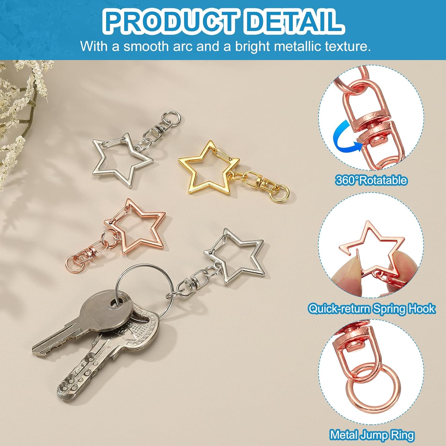 5/15/25/50 Set Gantungan Kunci - Jewelry Making Kits ulasan dan harga