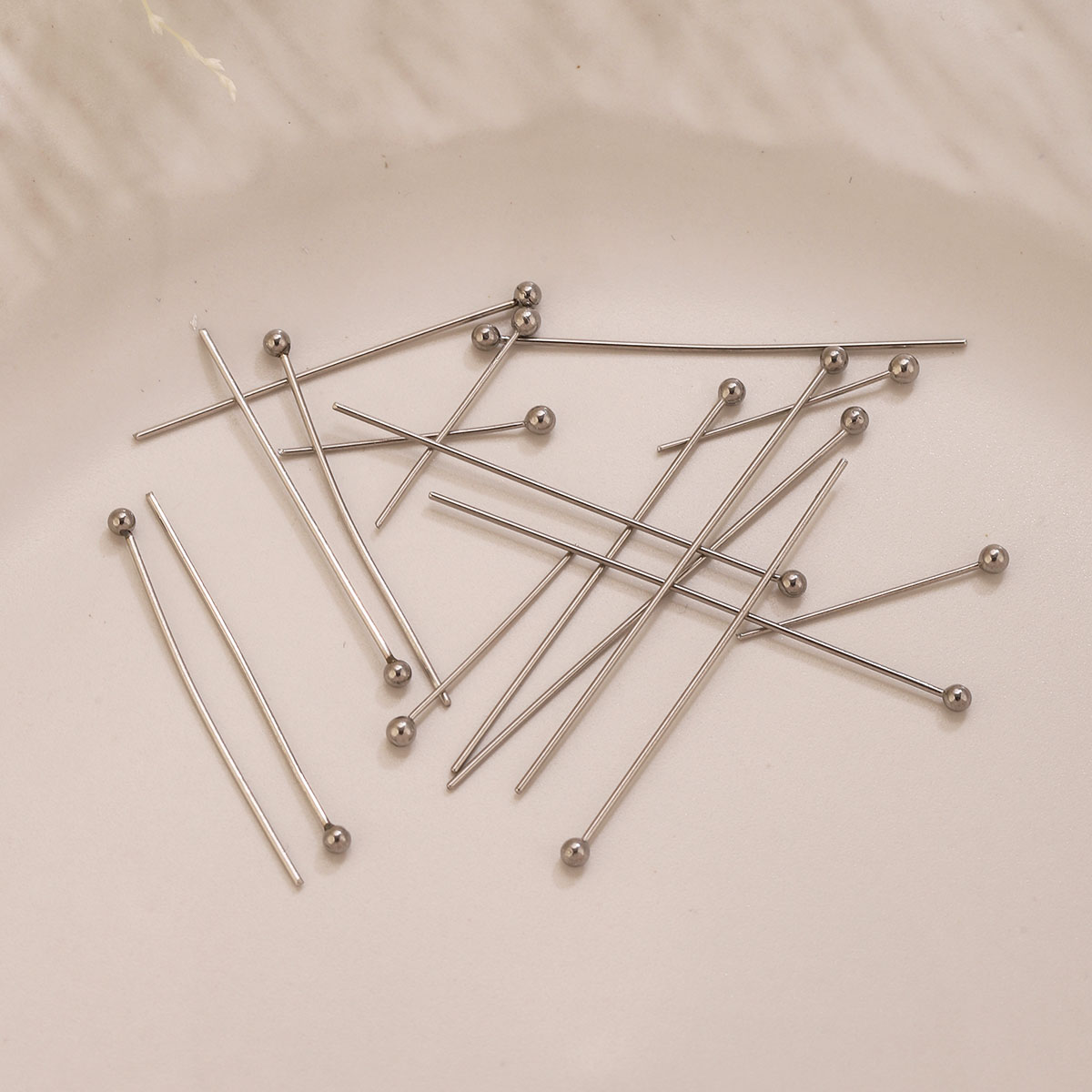 50pcs/lot 20 25 30 35mm Pin Ke - Jewelry Making Head Pins ulasan dan harga