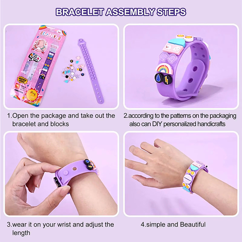 6 Buah/Set Gelang Titik Blok B - Jewelry Making Diy Kit ulasan dan harga