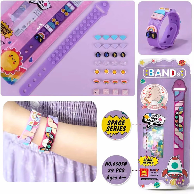 6 Buah/Set Gelang Titik Blok B - Jewelry Making Diy Kit ulasan dan harga