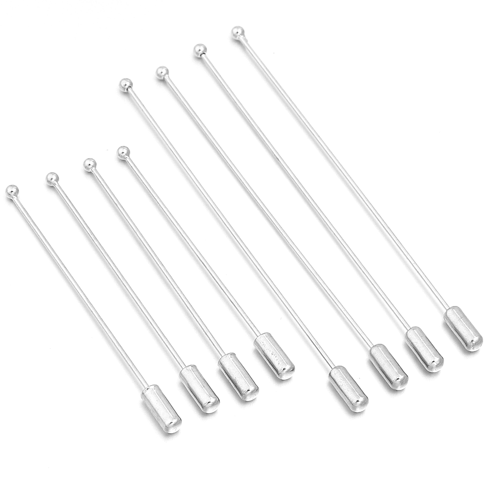 10pcs/lot 60/90cm Bros Peniti  - Jewelry Making Head Pins ulasan dan harga