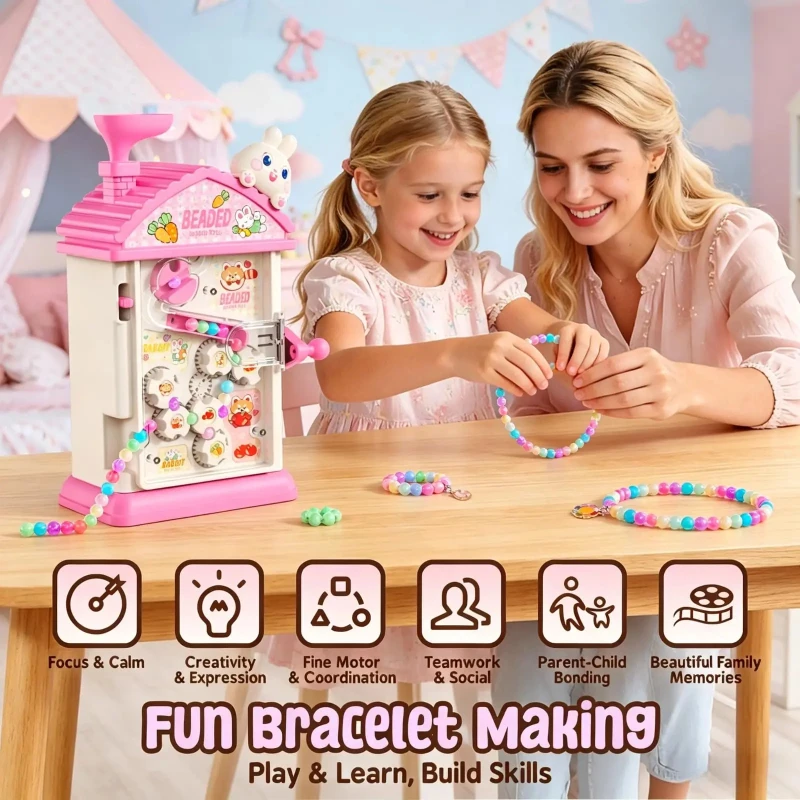 Set Mainan Mesin Pemasang Mani - Jewelry Making Kit For Kids ulasan dan harga