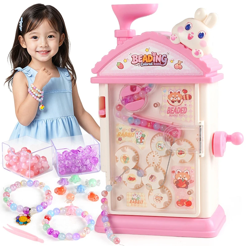 Set Mainan Mesin Pemasang Mani - Jewelry Making Kit For Kids ulasan dan harga