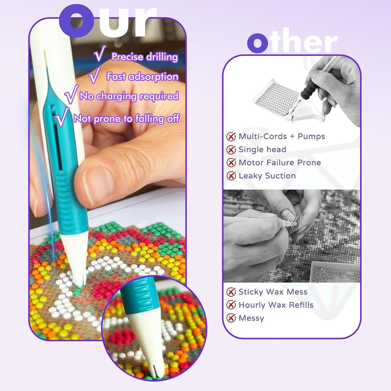 Pena Seni Lukisan Berlian Otom - Jewelry Making Wax ulasan dan harga
