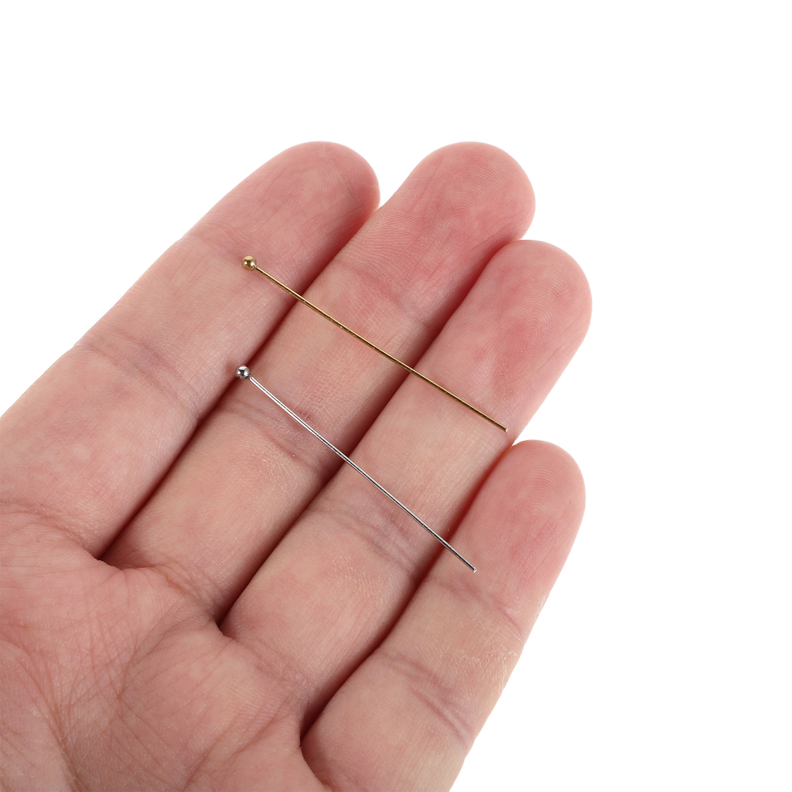 100 Buah Pin Perhiasan Stainle - Jewelry Making Head Pins ulasan dan harga