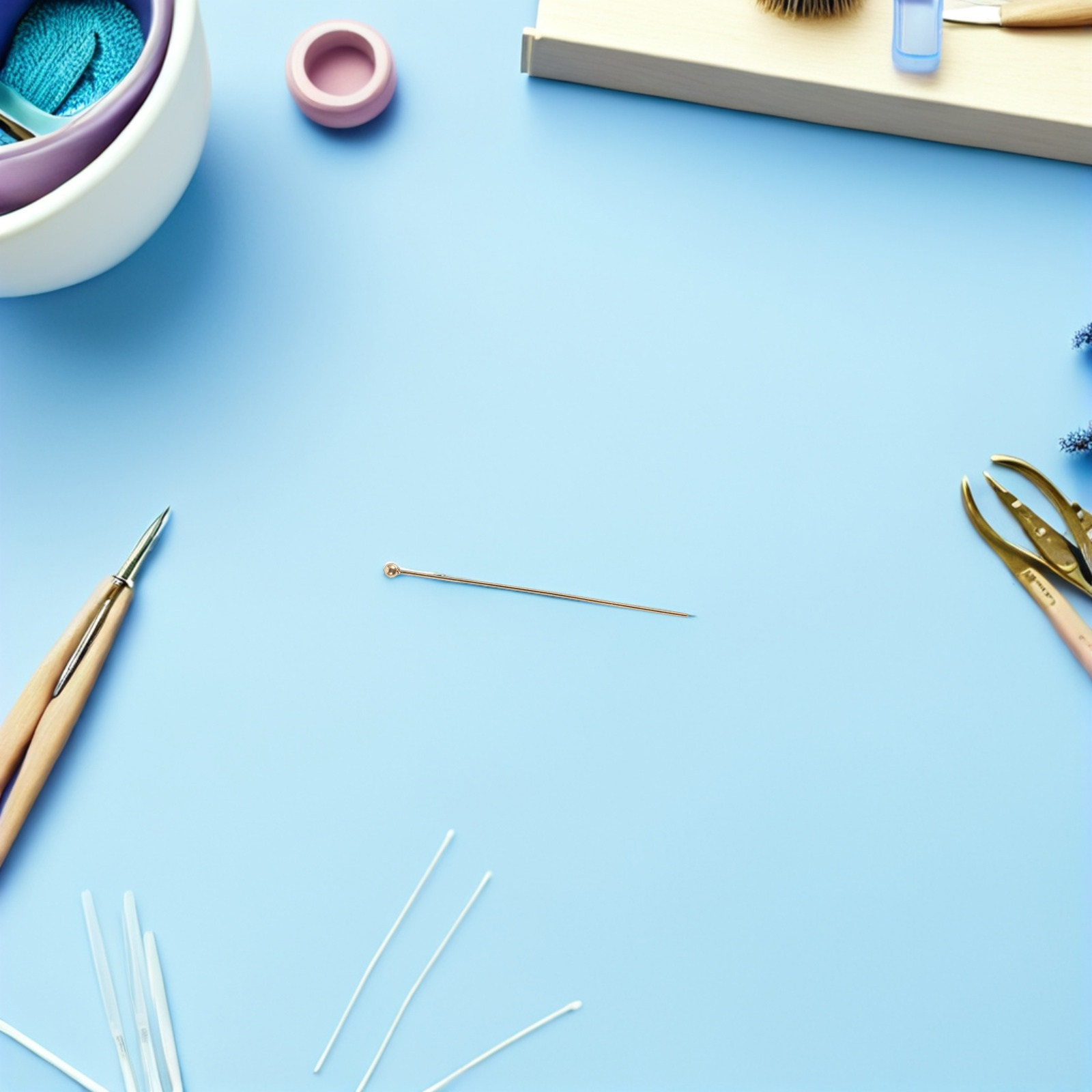 100 Buah Pin Perhiasan Stainle - Jewelry Making Head Pins ulasan dan harga