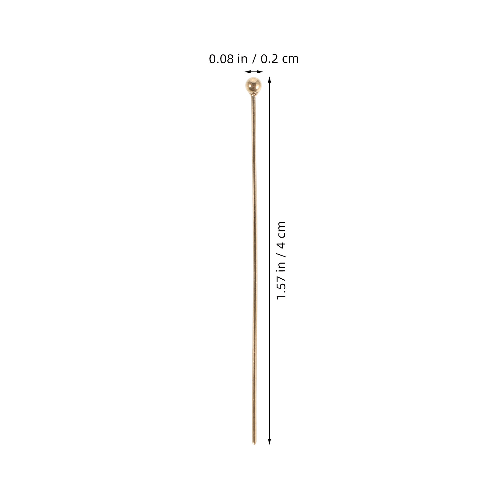 100 Buah Pin Perhiasan Stainle - Jewelry Making Head Pins ulasan dan harga