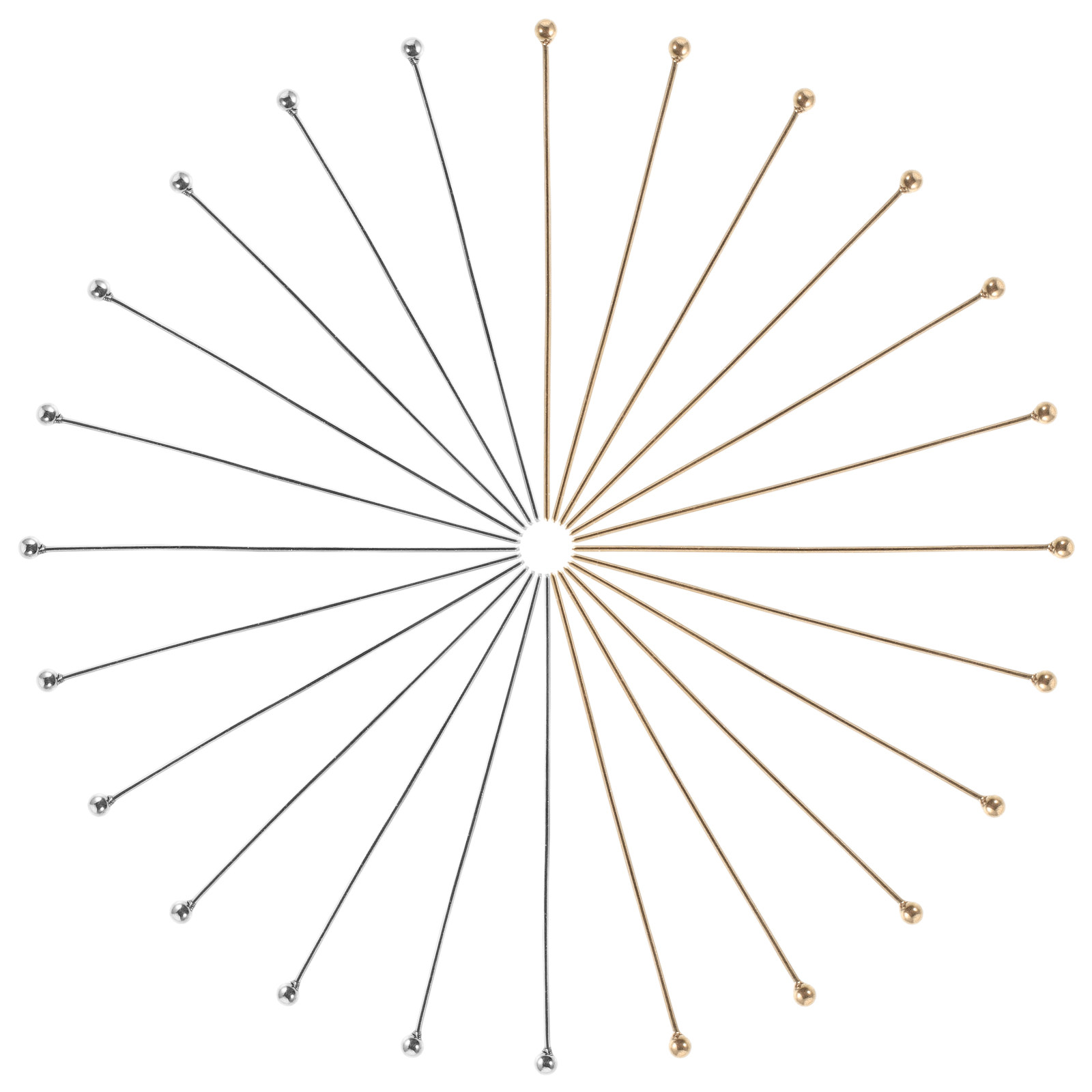 100 Buah Pin Perhiasan Stainle - Jewelry Making Head Pins ulasan dan harga