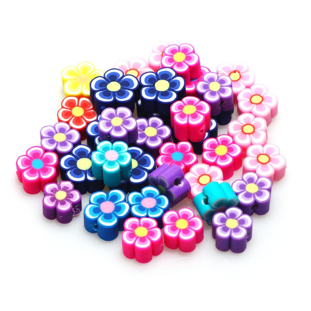 100 buah 10mm bunga campuran m - Jewelry Making Business ulasan dan harga