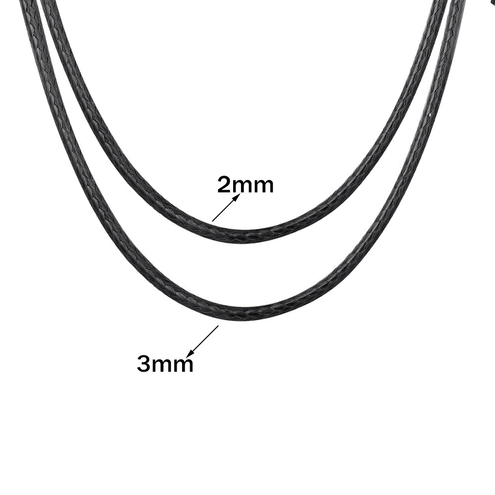Kalung Tali Kulit Kepang Tahan - Jewelry Making Wax ulasan dan harga
