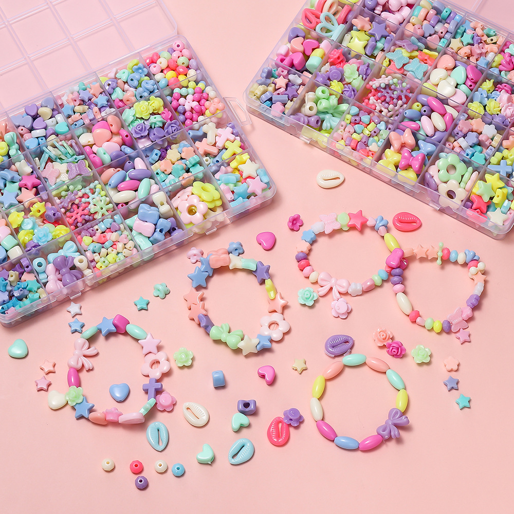 1 Kotak Manik-manik Akrilik Wa - Jewelry Making Diy Kit ulasan dan harga