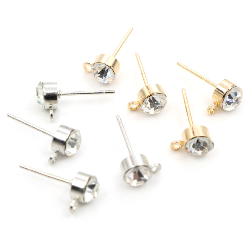 50 Buah Pin Anting Kancing den - Jewelry Making Kits ulasan dan harga